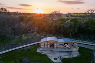 Eco-focused glamping site, Yorkshire