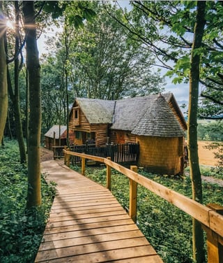 Eco-focused glamping site, Yorkshire