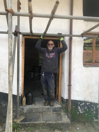 Helping horses on a Devon Farm