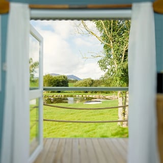 Luxury glamping site, North Wales