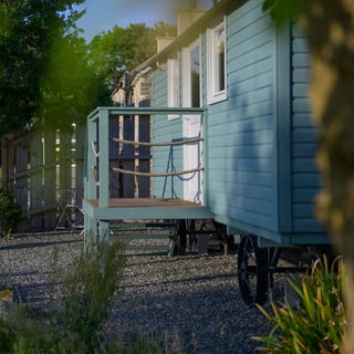 Luxury glamping site, North Wales