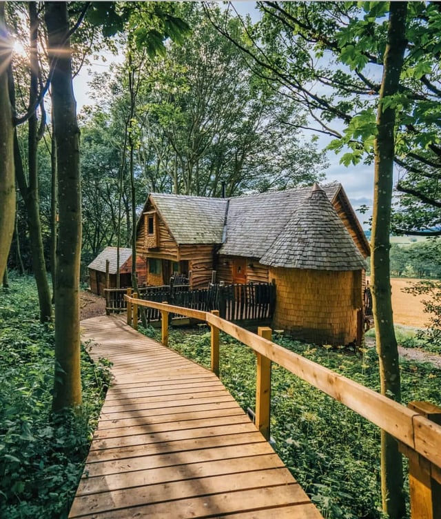 Eco-focused glamping site, Yorkshire