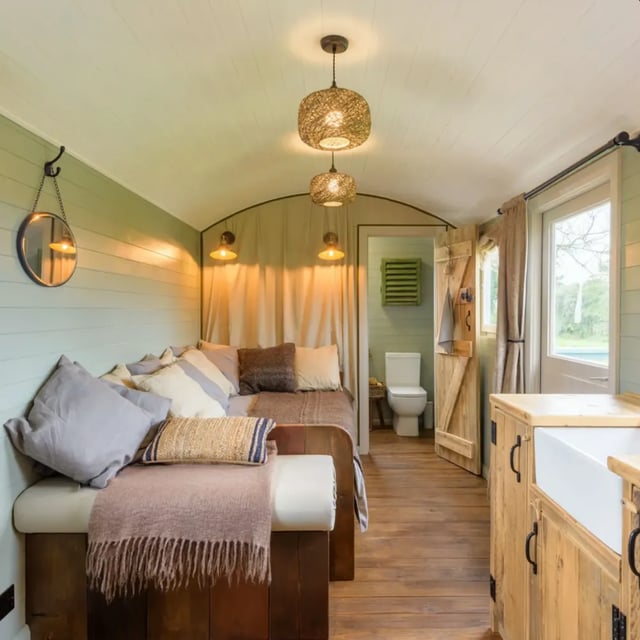 Joss and Steve - Luxury glamping site in North Wales