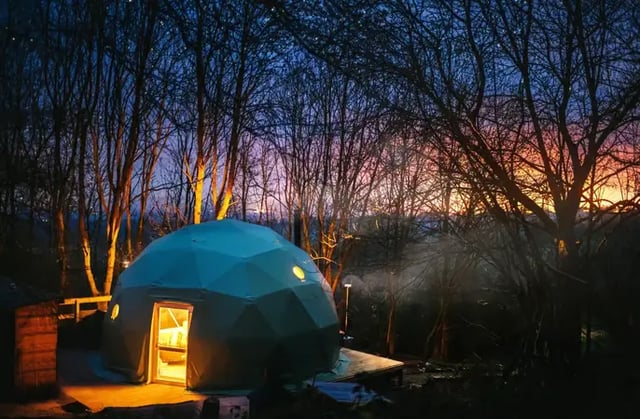 Country house in the Shropshire wildlife